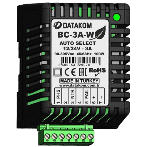 BC-3A-W Hi-Efficiency Battery Charger