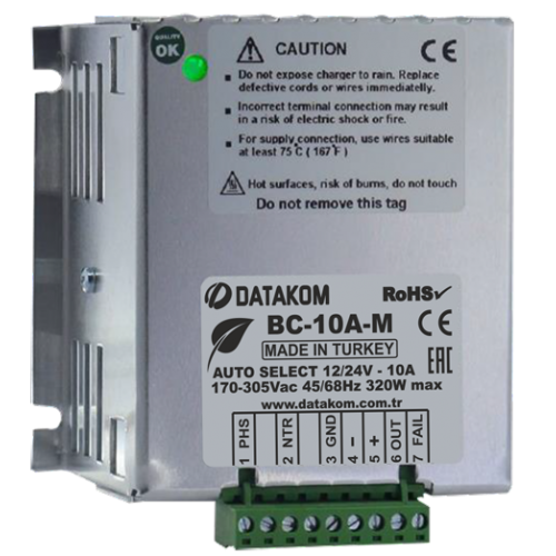 BC-10A-M Hi-Efficiency Battery Charger