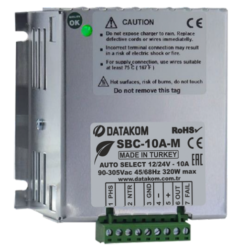 SBC-10A-M Hi-Efficiency Battery Charger